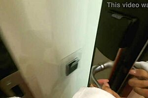 Marina's tight pussy gets pounded in a steamy shower