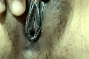 Beautiful Indonesian girl playing with her pussy in 2025