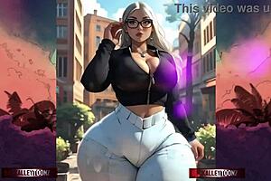 Beautiful women with perfect hour-glass shapes in hot outfits