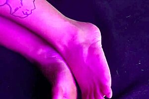 Fetish girl from Brazil with a tattoo