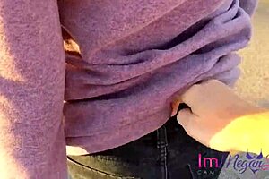 Public humiliation: big tits and wedgie fetish