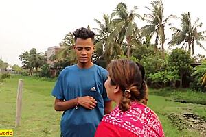 A beautiful girl from a village has hardcore sex with clear audio