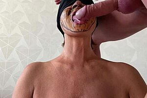 Hot MILF fucks a pumpkin and cums on it, a wild Halloween treat