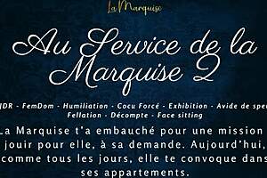 At the service of the marquise 2 - french femdom joi