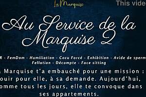 At the service of the marquise 2 - french femdom joi