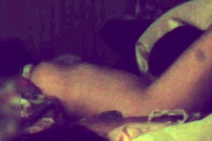 Bathrobe wife passionately fucked by her husband at night