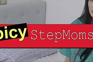 Nurse treats low blood pressure with intimate therapy