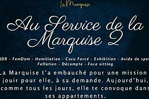 At the service of the marquise 2 - french femdom joi