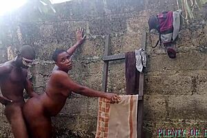 The hot outdoor sex tour in Africa continues