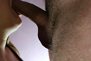 A blowjob from a gentle and slow-loving girl