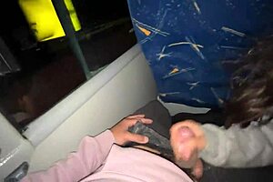A passenger flashed me on the bus, exciting!