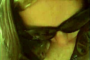 My wife made a blowjob for a huge white cock in POV style