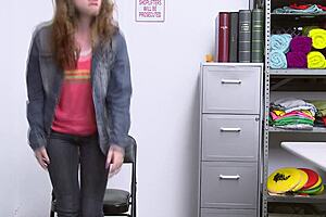 Rough sex and prison for tiny teen Shoplifter