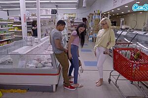 Black guy fucked amateur teen in public place