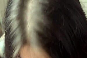 Hot girl in bikini frees ass for interview