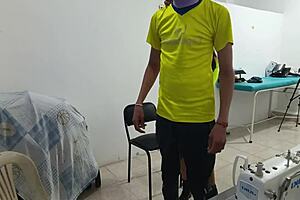 Babe was molested by a client at her working place