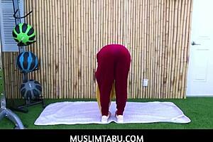 Cheating Arab teen Kira Perez in hijab