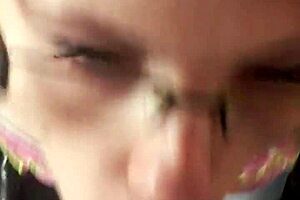 Rebel in glass, bubbling hot, wild, unlimited lust