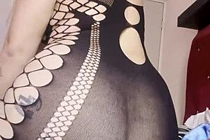 My neighbor catches me masturbating at the window
