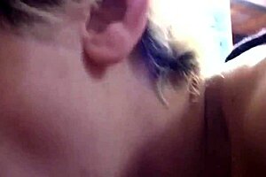 The blonde is fucking with her husband’s friend while in a vulnerable state