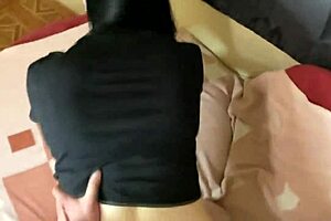 Beautiful Anna has sex with her lover and receives a portion of hot sperm on her face