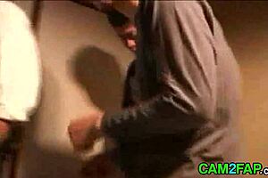 Censored blowjob scene with a husband as the main actor