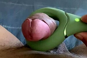 Masturbate and cum with a sexual toy in your ass