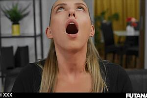 Futanari - Jayla De Angels delivers intense pleasure