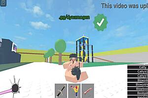 Horror girl gets fucked in a Roblox condo unit