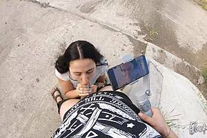 She asked to film her blowjob skills for her future husband