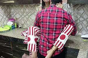 Stepmom Saara agrees to kitchen encounter