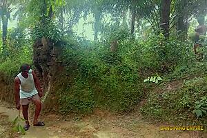 A hot woman from the village invited to check on her house