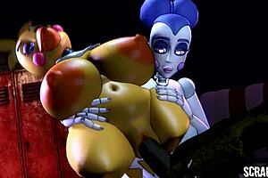 sexy video, ballora and springtrap throws another fucking in the mix